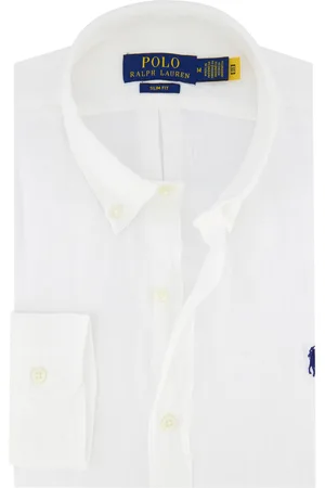 Ralph Lauren Overhemd slim fit linnen effen