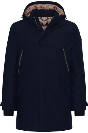 Brax Warme winterjas normale fit katoen effen rits + knoop