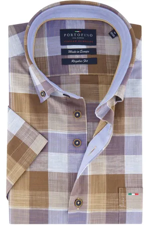 Portofino Overhemd korte mouw button-down
