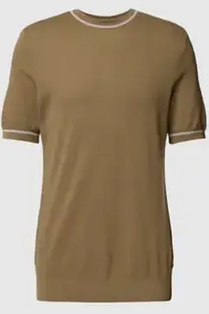 HUGO BOSS T-shirt met contraststrepen, model 