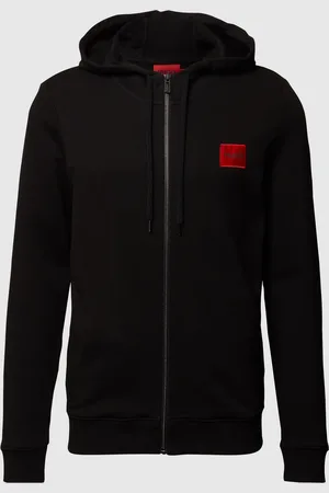 HUGO BOSS Sweatjack met capuchon, model 