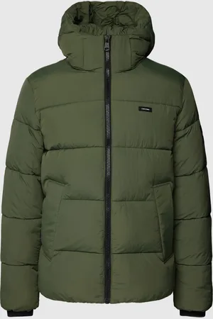 Calvin Klein Gewatteerd jack met labelpatch