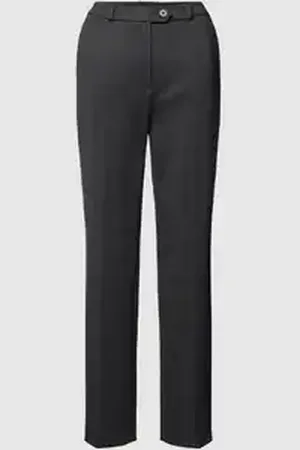 zerres Stoffen broek met elastische band en persplooien, model 