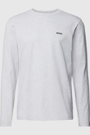 HUGO BOSS Shirt met lange mouwen en labelprint