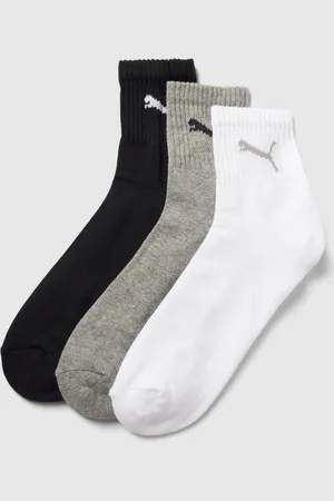 PUMA Sokken met labeldetail in een set van 3 paar, model 