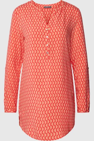 Montego Blouse van viscose met all-over print
