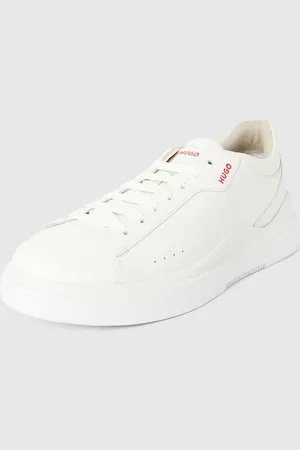 HUGO BOSS Sneakers van leer met labeldetails, model 
