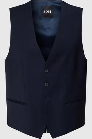 HUGO BOSS Gilet met paspelzakken