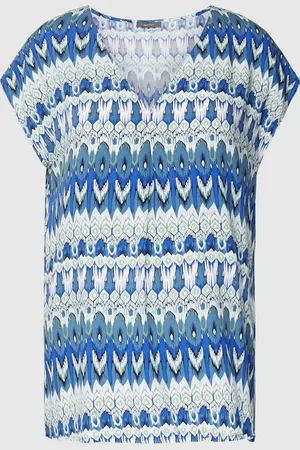 Montego Blouseshirt met all-over motief