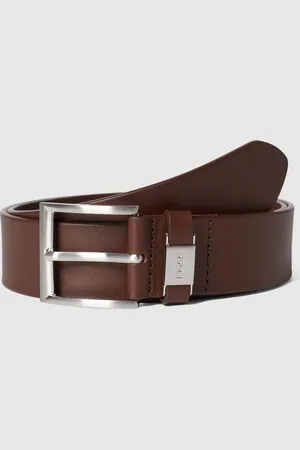 HUGO BOSS Riem in leerlook