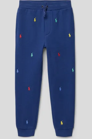 Ralph Lauren Sweatpants met logostitching, model 