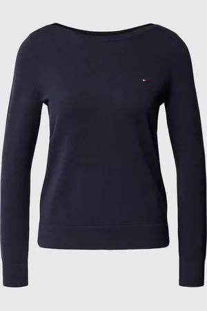 Tommy Hilfiger Gebreide pullover met labelstitching