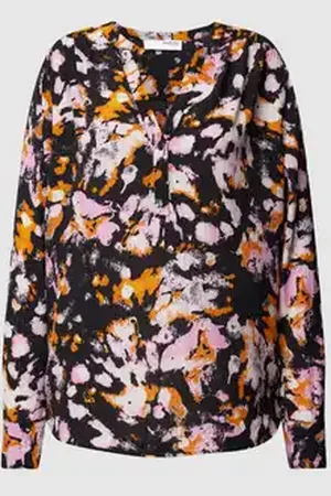 SELECTED Blouseshirt met all-over motief, model 