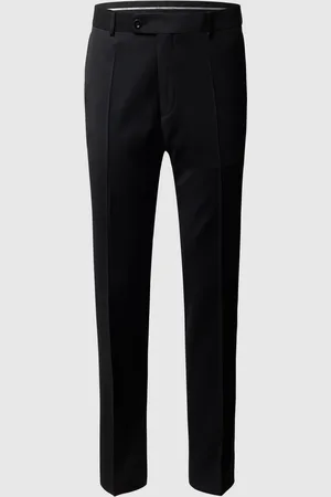 Carl Gross Straight fit pantalon van scheerwol, model 