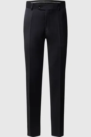 Carl Gross Straight fit pantalon van scheerwol, model 