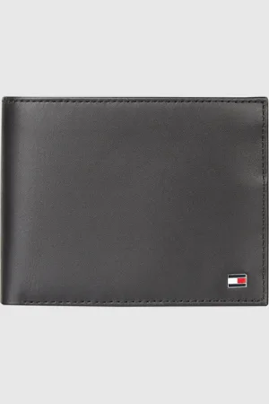 Tommy Hilfiger Portemonnee van leer met logo-applicatie