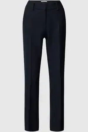 raffaello rossi Stoffen broek met persplooien, model 