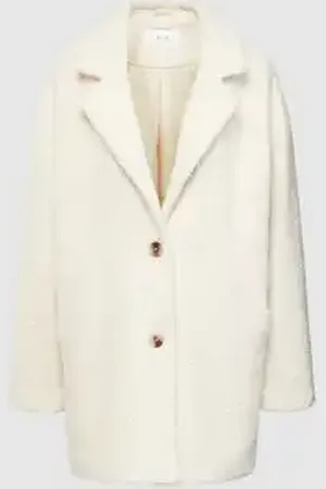 VILA Lange jas van teddybont, model 