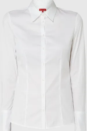 HUGO BOSS Overhemdblouse met 3-knoopsmanchetten, model 