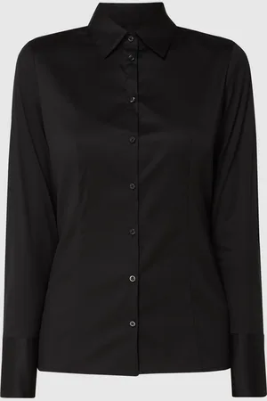 HUGO BOSS Overhemdblouse met 3-knoopsmanchetten, model 