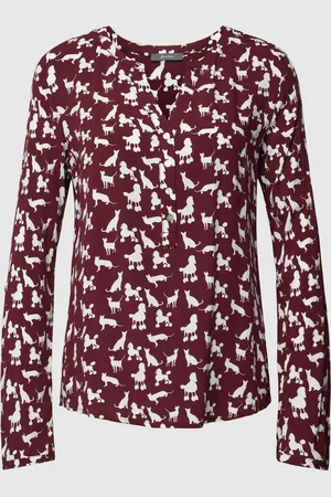 Montego Blouseshirt met all-over motief