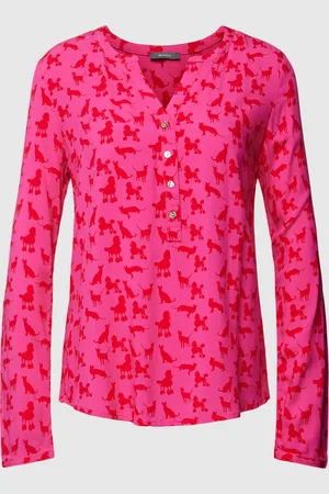 Montego Blouseshirt met all-over motief