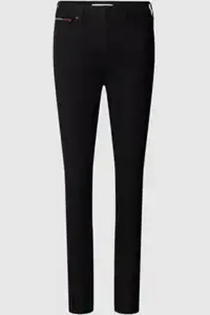 Tommy Hilfiger High rise super skinny fit jeans met labelpatch, model 