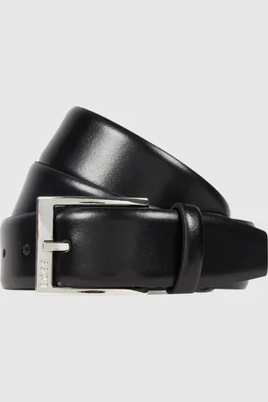 HUGO BOSS Leren riem met doornsluiting, model 