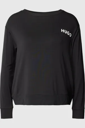 HUGO BOSS Pyjamabovendeel met labelprint, model 