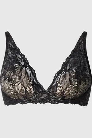 Calvin Klein Bralette van gebloemd kant - gewatteerd
