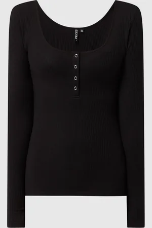 Pieces® Serafinohirt met stretch
