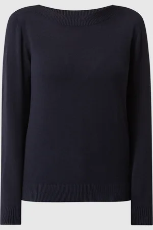 QS by s.Oliver Pullover van viscose-katoenmix