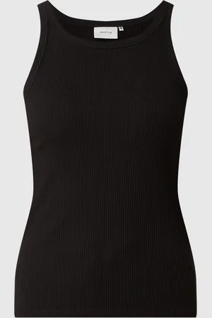 Gestuz Tanktop met ribstructuur, model 