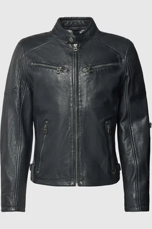 Gipsy Leren jack met opstaande kraag, model 