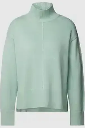 Opus Gebreide pullover met opstaande kraag, model 