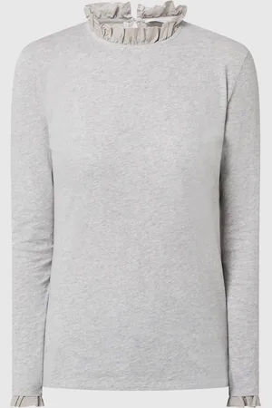 Rich & Royal Shirt met lange mouwen en druppelvormige hals