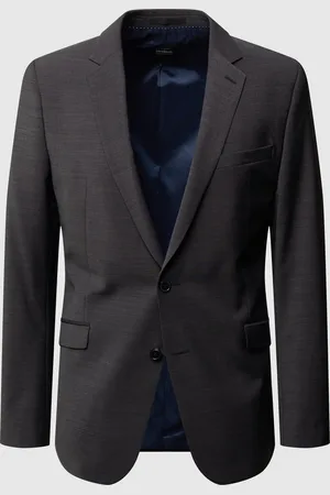 Strellson Slim fit 2-knoops colbert met stretch 