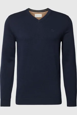 TOM TAILOR Gebreide pullover met V-hals
