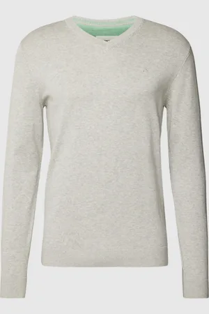 TOM TAILOR Gebreide pullover met V-hals