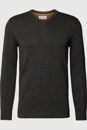 TOM TAILOR Gebreide pullover met V-hals
