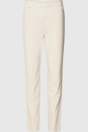 Christian Berg Slim fit stoffen broek met paspelzakken