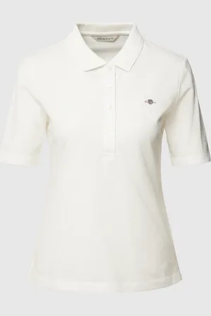 GANT Poloshirt van katoen met labeldetail