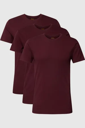 Ralph Lauren T-shirt met logostitching in een set van 3 stuks