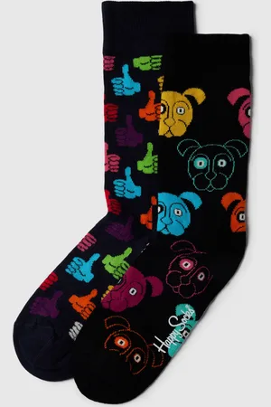 Happy Socks Sokken met all-over motief in een set van 2 stuks, model 