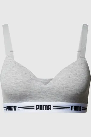PUMA Bralette met logo in band