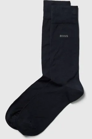 HUGO BOSS Sokken met labelprint in een set van 2 paar
