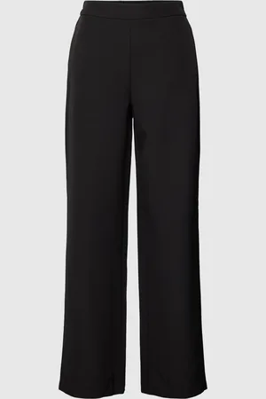 Pieces® Stoffen broek met elastische band, model 