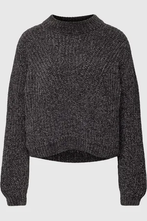 Opus Gebreide pullover met opstaande kraag, model 