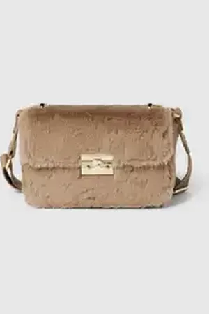Seidenfelt Handtas met kliksluiting, model 