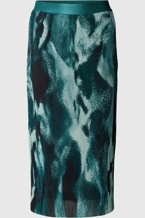 HUGO BOSS Midirok met structuurmotief, model 